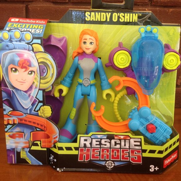 Fisher Price Sandy O'Shin Rescue Hero - Picture 1 of 4